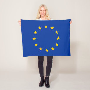 European Union Flag Fleece Blanket