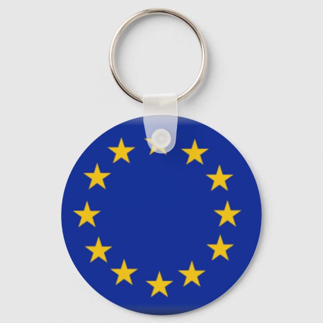 European Union Flag Key Ring (Front)