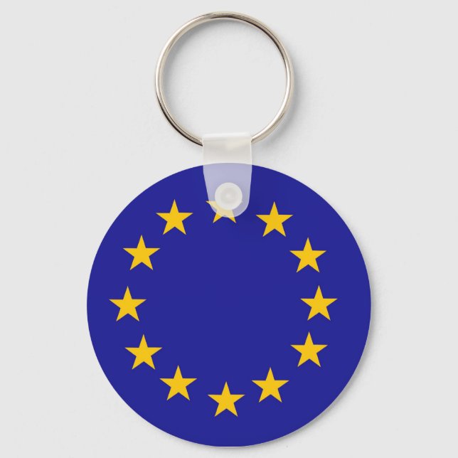 European Union Flag Key Ring (Front)