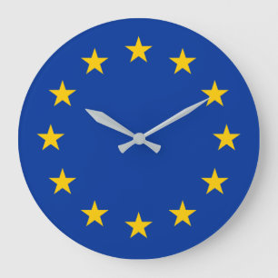 European Union flag Large Clock
