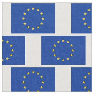 European Union flag pattern DIY fabric textile