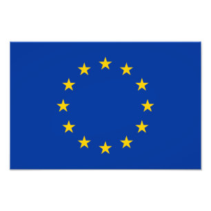 European Union Flag Photo Print