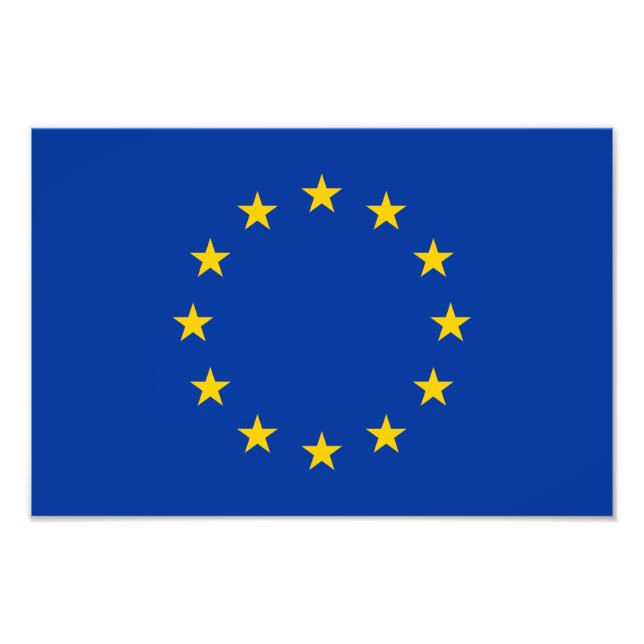 European Union Flag Photo Print (Front)