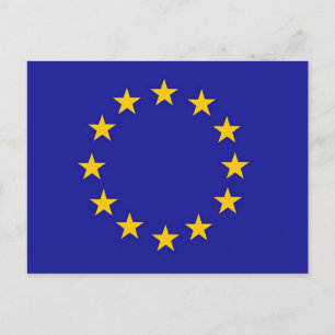 European Union Flag Postcard