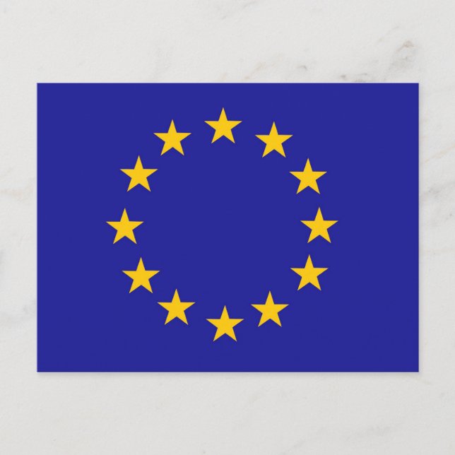 European Union Flag Postcard (Front)