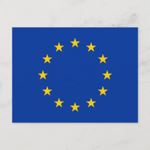 European Union Flag Postcard