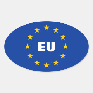 European Union flag stickers   Customisable EU