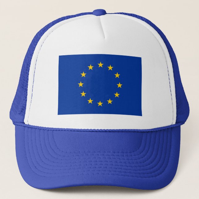European Union Flag Trucker Hat (Front)
