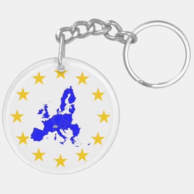European Union Key Ring (Back Left)