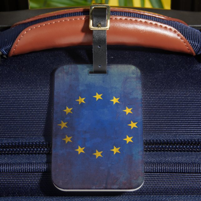 European Union Luggage Tag (Front Insitu 2)