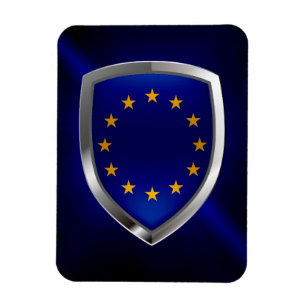 European Union Mettalic Emblem Magnet