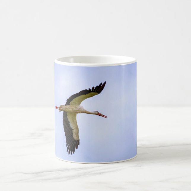 European white stork coffee mug (Center)