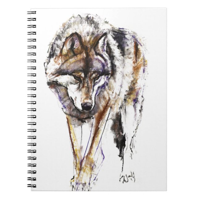 European Wolf Notebook (Front)