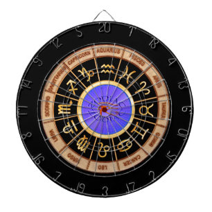 European Zodiac Signs Dartboard