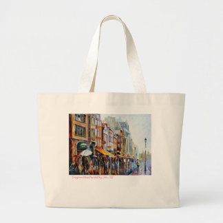 EuropeanCitiesPainted - Artist - Fxn Art Large Tot Large Tote Bag