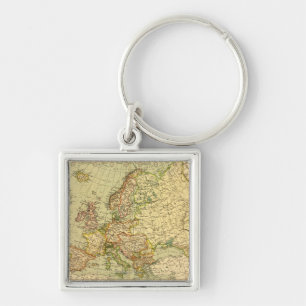 EuropePanoramic MapEurope 3 Key Ring