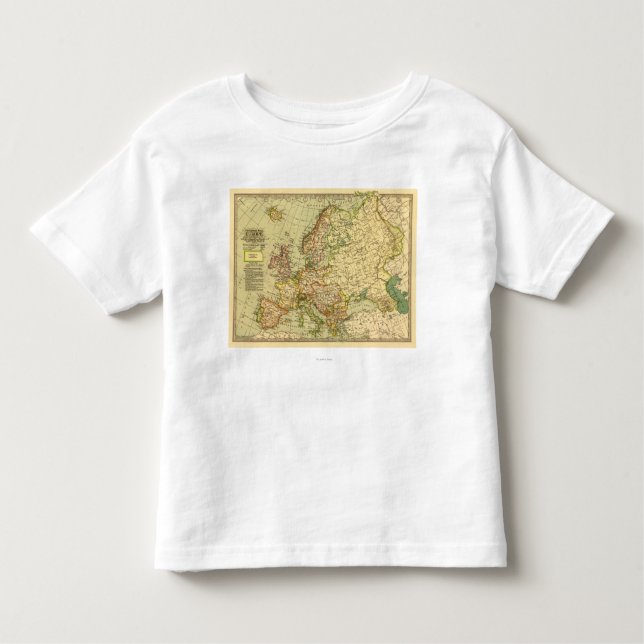EuropePanoramic MapEurope 3 Toddler T-Shirt (Front)