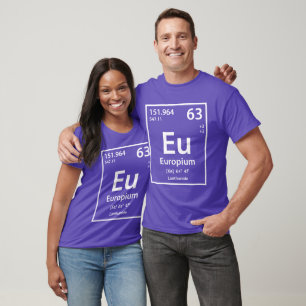 Europium Element (white) T-Shirt
