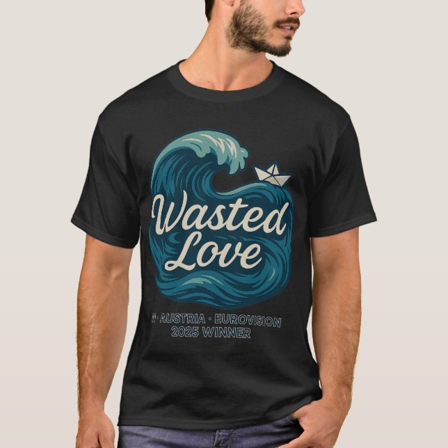 Eurovision 2025 Winner T-Shirt - JJ 'Wasted Love'  (Front)