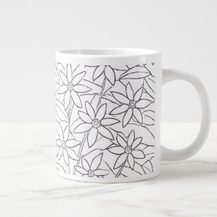 Eurybia divaricata - White Wood Aster - Native Large Coffee Mug