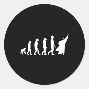 Eurythmie Evolutiuon Name Dancing Waldorf Classic Round Sticker