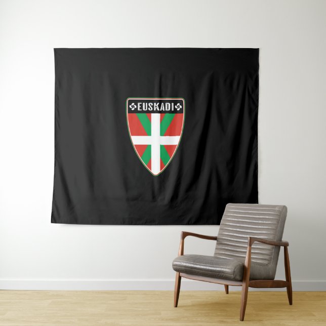 Euskadi Basque Country Tapestry (In Situ (Horizontal))