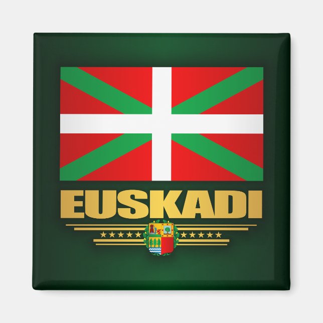 Euskadi Flag Magnet (Front)