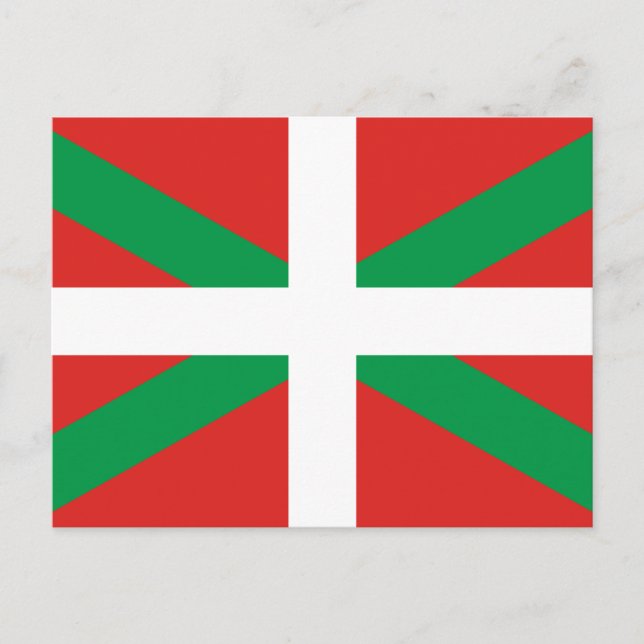 Euskadi Flag Postcard (Front)