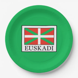 Euskadi Paper Plate