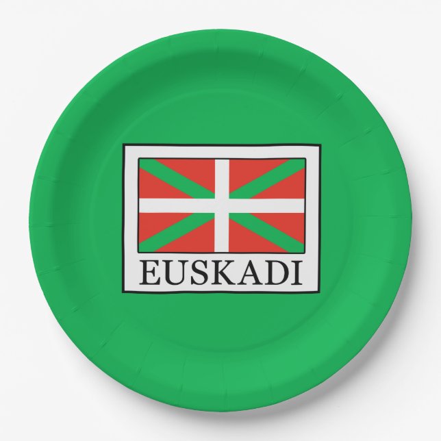 Euskadi Paper Plate (Front)