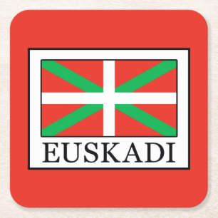 Euskadi Square Paper Coaster