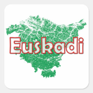 Euskadi Square Sticker