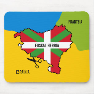 Euskal Herria: Ikurriña eta euskal independentzia Mouse Pad