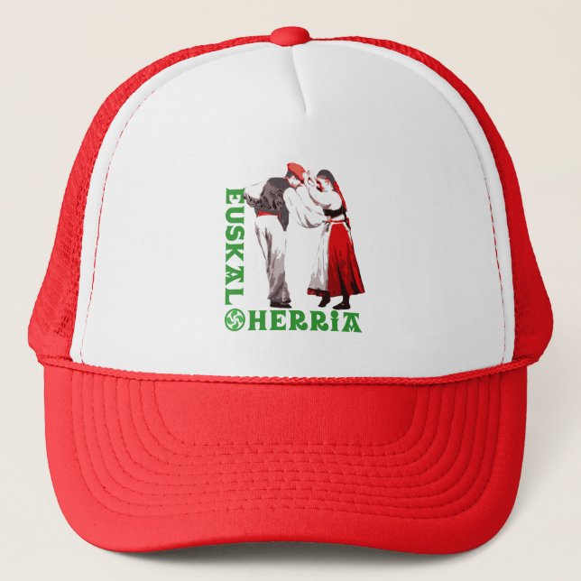 Euskal Herria: traditional Basque dancers, Trucker Hat (Front)