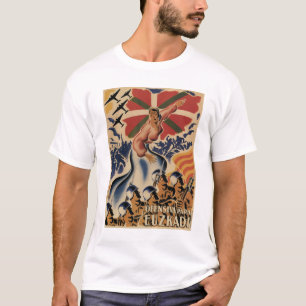 Euzkadi offensive (1937)_Propaganda Poster T-Shirt