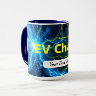 EV Charge Pattern Mug