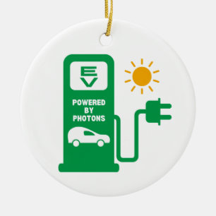 EV Powered by Photons Ornament