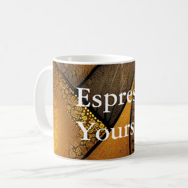 Eva 1 Abstract Design Classic Mug (Front Left)