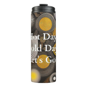 Eva 2 Abstract Design Thermal Tumbler