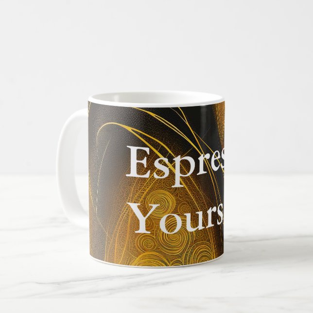 Eva 3 Abstract Design Classic Mug (Front Left)