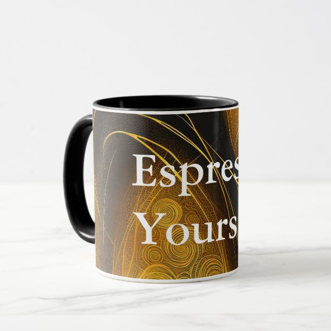 Eva 3 Abstract Design Combo Mug (Front Left)
