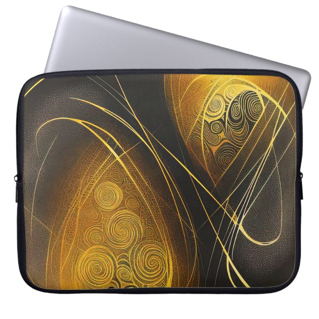 Eva 3 Abstract Design Laptop Case (Front)