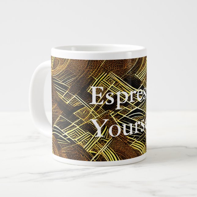 Eva 6 Abstract Design Speciality Mug (Front Left)