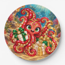 Eva – Christmas Octopus Underwater Holiday Party