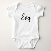 Eva Name Reveal Meaning Minimal Modern Black White