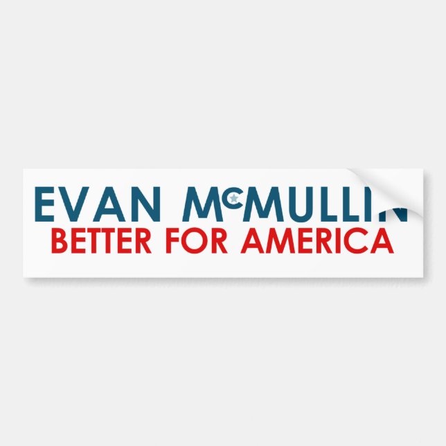 Evan McMullin - Better for America Bumper Sticker (Front)