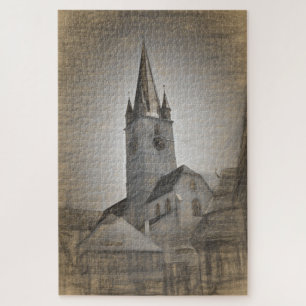Evangelic Cathedral Sibiu Hermannstadt Jigsaw Puzzle