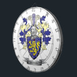 Evans Family Crest Coat of Arms Dartboard<br><div class="desc">Evans family crest,  Welsh Evans coat of arms. Unique gifts for men with Evans surname,  affordable gifts for women with Evans last name.</div>