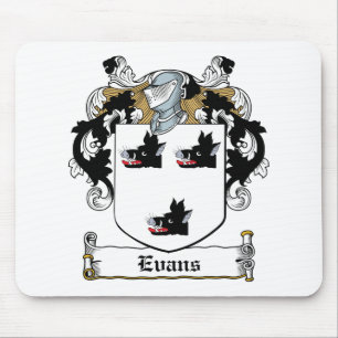 Evans Family Crest Mouse Pad