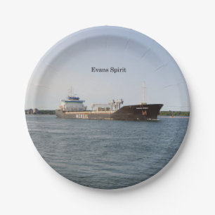 Evans Spirit paper plate